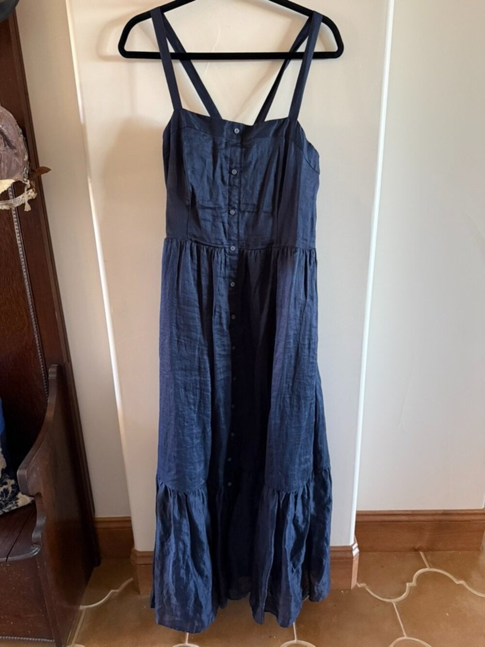Banana Republic Navy Blue Maxi Dress NWT Size M